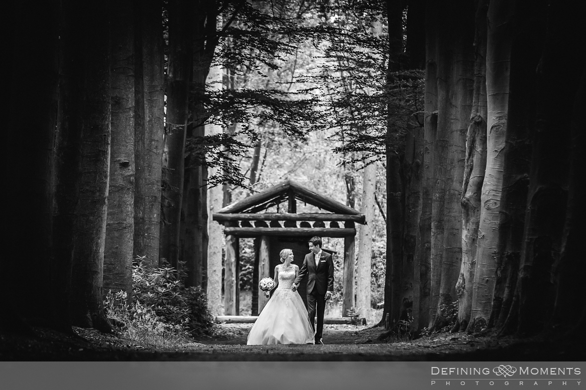 award-winning surrey documentary wedding photographer documentary natural stylish contemporary wedding photography outdoor portrait session bride groom