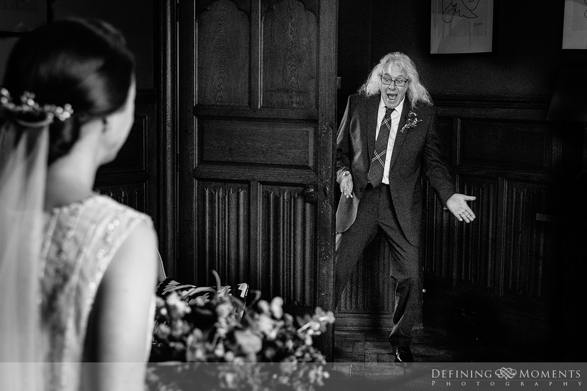 father_of_the_bride first_look bride dad authentic natural unposed wedding photography real_moments emotions surrey award_winning best photojournalistic photographer