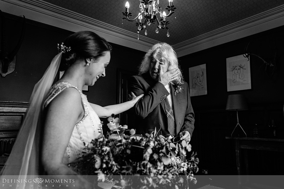 father_of_the_bride first_look bride dad authentic natural unposed wedding photography real_moments emotions surrey award_winning best photojournalistic photographer