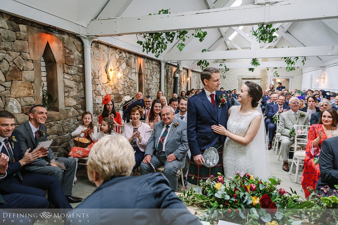barn wedding ceremony bride groom authentic natural unposed photography wyresdale_park real_moments emotions surrey photojournalistic photographer